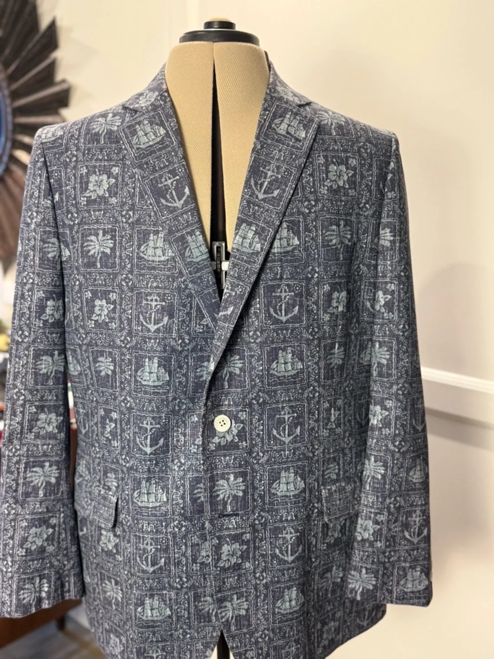 Brooks Brothers Fitzgerald Fit Reyn Spooner Hawaiian Print Blazer Sport coat